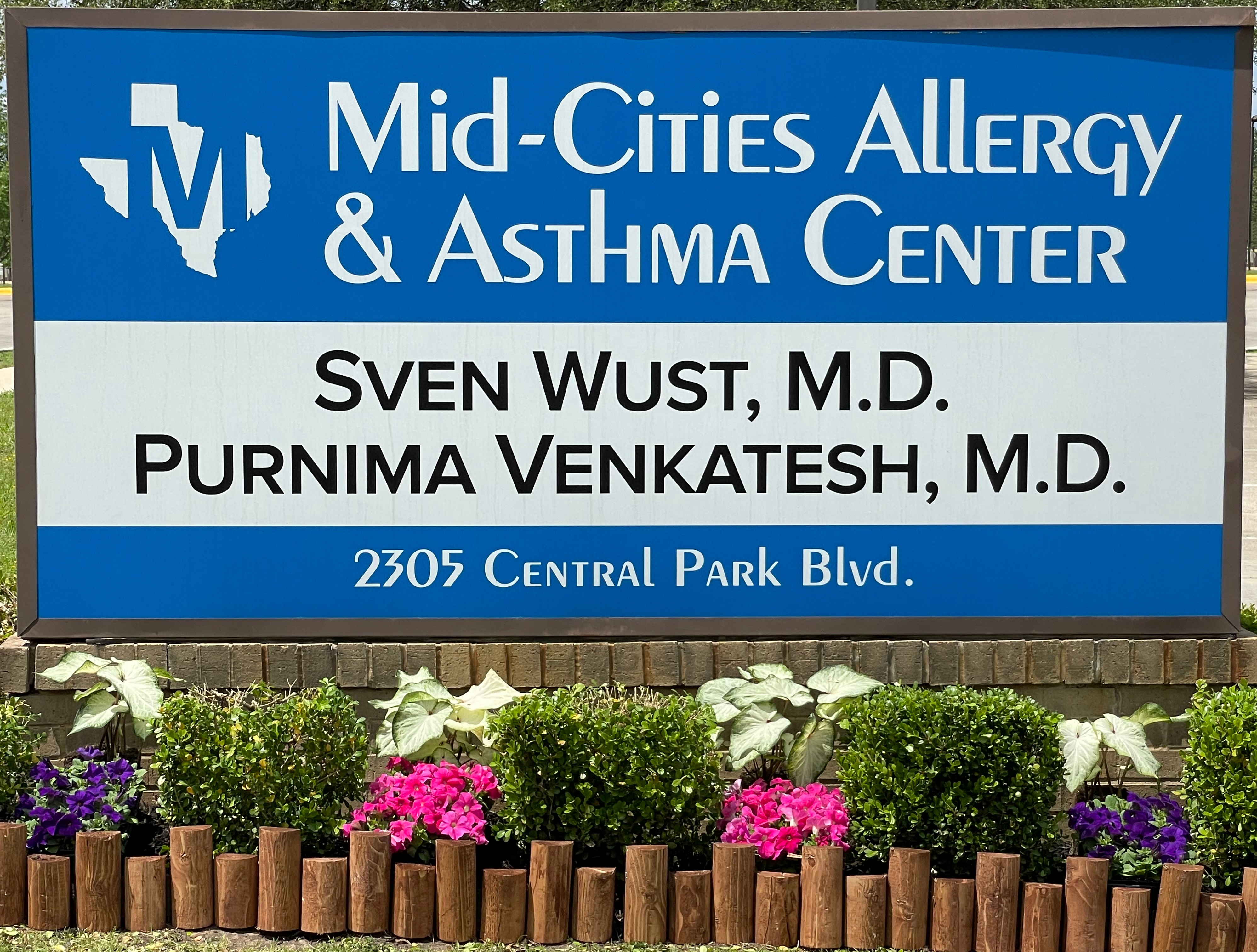 Mid-Cities Allergy & Asthma Center Company Signage